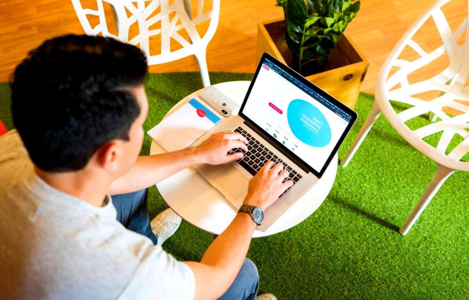 Business professionals collaborating on strategic planning